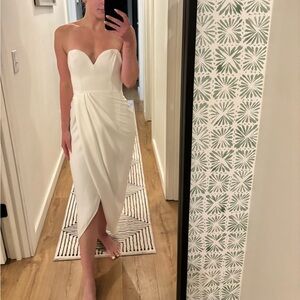 shona joy la lune cocktail midi dress La Lune Collection: Best Dressed Guest Outfits